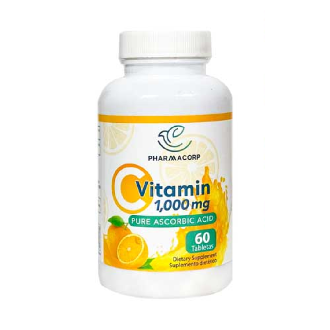 VITAMINA C 1000MG TAB X 60 PHARMACORP